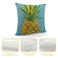 thumbnail image 4 of Qinduosi  Throw Pillow Case Watercolor Pineapple Square Cushion Cover Standard Pillowcase for Men Women Home Decorative Sofa Armchair Bedroom Livingroom  White, 4 of 5
