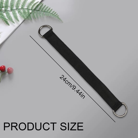 Clearance Under $0.59! 1PC Tree Swing Hanging Strap, 25cm Beam Strap Holds 440lbs for Outdoor Swings, Polyester, for Yard & Playground, (25cm, Black)