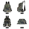 thumbnail image 4 of FORMRS Mini Backpack Purse for Women Quilted Travel Daypack Casual Shoulder Bag, Green Forest Scene, 4 of 7