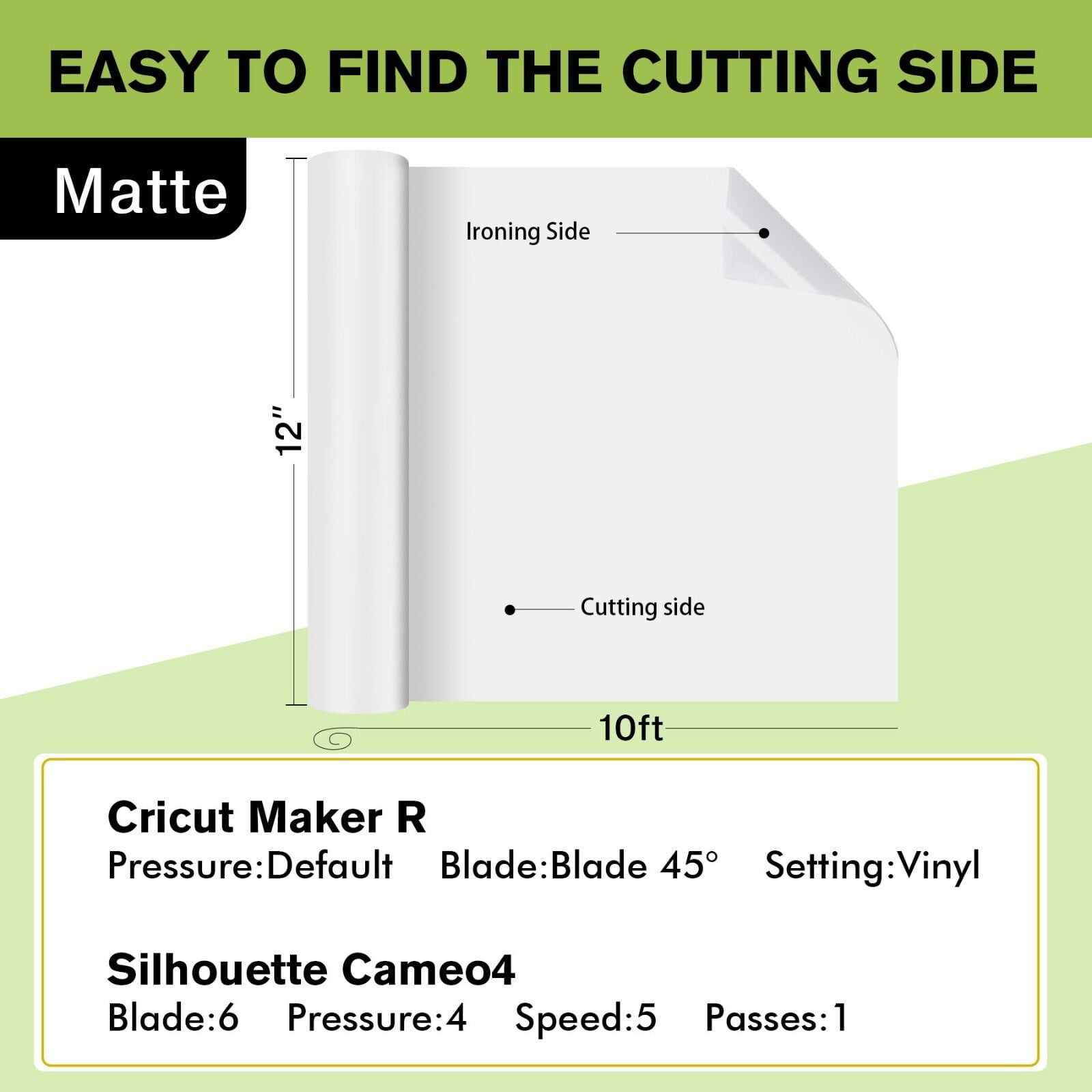 A-SUB Sublimation HTV Vinyl Roll 12"x 20FT Matte Transparent Sublimation HTV Vinyl Clear Iron-on Heat Transfer for Light Cotton