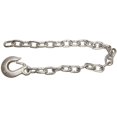 thumbnail image 1 of Buyers Products B03822SC Cadena de seguridad para remolque clase 4 con gancho deslizante forjado Cadena chapada en zinc de 22 pulgadas Diámetro de cadena de 3/8 pulgadas Bobina de prueba 30 Cadena agl, 1 of 5