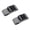 Gray, variant on 2 Packs Suitcase Straps, Bright Color Adjustable Luggage Belts, TSA Approved 1.9x78inches
