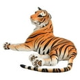 thumbnail image 3 of Giant Lifelike Tiger Stuffed Animal Plush Toy, 43"-67" Realistic Big Cat with Soft PP Cotton Fill, Detailed Stripes & Safe Stitching, Perfect Gift for Kids 3+ and Home Decor., 3 of 8