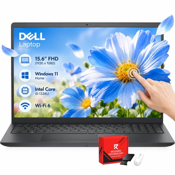 Dell Inspiron 15 Touchscreen Laptop, 15.6" FHD Touch, 13th Gen Intel Core i5-1334U, 8GB RAM, 512GB SSD, Windows 11 Home in S Mode