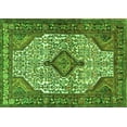 thumbnail image 1 of Ahgly Company Indoor Rectangle Medallion Green Traditional Area Rugs, 7' x 9', 1 of 1