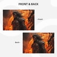 thumbnail image 4 of Placemats Set of 4 / 6, Angry Fireball Flame Warrior Placemats for Dining Table Indoor/Outdoors Heat Resistant Washable Placemats 18" x 12", 4 of 8