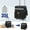 Black, variant on Nsxcdh Telescopic Handle Ice Bag For Outdoor Picnic Large Capacity Rolling Cooler With Wheels Portable Insulated Box For Car Use