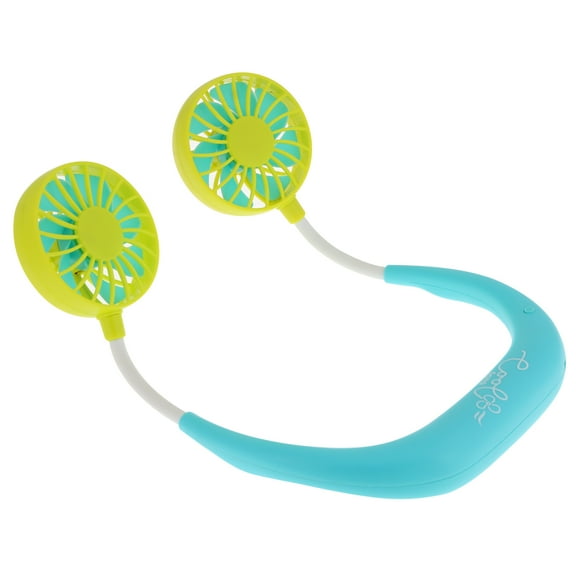 Banzai Wearable, Rechargeable and Personal Cool Fans with 3 Speeds and Sticker Included, Ages 14