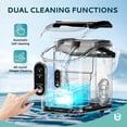 thumbnail image 4 of EUHOMY Chewable Nugget Ice Maker, 34.5lbs/24H, Portable Countertop Ice Machine with Handle & Self-Cleaning, Silver, 4 of 9