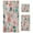 Coral Floral Print, variant on 3 Piece Bath Towels Set Bath Towel, Hand Towel and Face Towel for Bathroom, Gym, Hotel Abstract Pink Floral Pattern