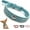 Blue, variant on Small Dog Collar For Female Dogs, Bling Puppy Collar Faux Leather Fancy Diamond Crystal Glitter Pretty Jewel Rhinestone Cat Collars For XXS XS Small Medium Large Pet Girl Dogs,
