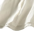 thumbnail image 4 of HAPIMO Women's Trendy Cotton Linen Loose Babydolls Shirts 3/4 Sleeve for Teen Girls Summer Solid Color Crew Neck Button Pullover Elegant Casual Relaxed Blouses White L, 4 of 6
