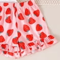 thumbnail image 6 of TOWED22 Baby Infant Outfits 2 Piece Tshirt Top + Cute Shorts Soft Summer Clothing Sets Toddler Girl Clothes(White,18-24 M), 6 of 8