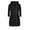 Black, variant on Turilly Lady Coats Winter Plus Size Jackets Women's Casual Fashion Color Long Sleeved Hooded Sweater Jacket