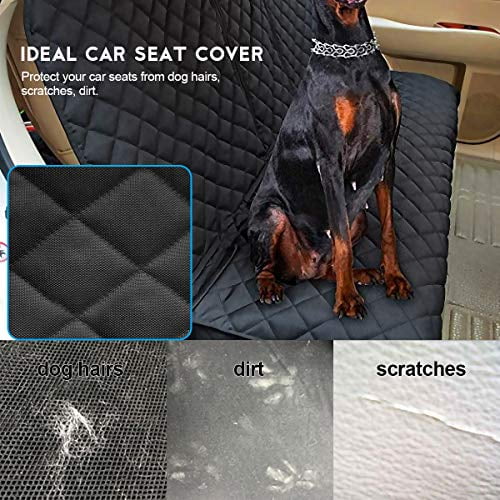 Younuo Dog Car Seat Covers Pet Seat Cover Waterproof Nonslip Bench Rear Seat Cover Compatible For Middle Seat Belt Fits Most Cars Trucks And Suvs Mp