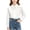 White#5, variant on Fesfesfes Girls White Button Down Shirt Long Sleeve Collared Blouse with Bow Detail, Cotton School Uniform Top for Back to School Ages 5-15 Years