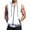 White, variant on AIEOTT Mens Zip Up Hoodie Vest with Hood Plus Size Sleeveless Vest Solid Color Casual Jacket Lightweight Hoodie Vest with Pockets