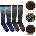 thumbnail image 4 of KAKOWELY 2 pares de medias de fútbol para adultos y hombres, calcetines deportivos para pantorrillas, artículos deportivos, 4 of 5