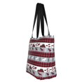 thumbnail image 6 of Japuie Buffalo Plaid Forest Print Women's Crossbody Tote Handbag,Shoulder Bag,Casual Tote,Satchels Crossbody Purse,Top-handle Tote Handbag,for Travel College Work, 6 of 7