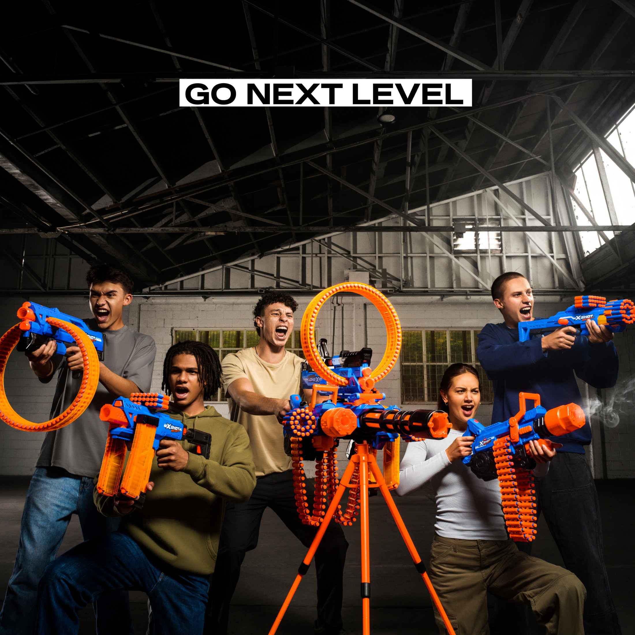 XSHOT Insanity Smoking Barrel Blaster with 72 Darts photo 6