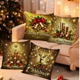 thumbnail image 2 of Christmas Decorative Pillow Covers 18x18" Christmas Pillow Cover Sofa Decoration Pillow Cushion Cover Cushion Covers, 2 of 7