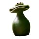 thumbnail image 5 of Estatua de rana de boca plana BLESIY adorno de resina pintado a mano impermeable Talla L, 5 of 8
