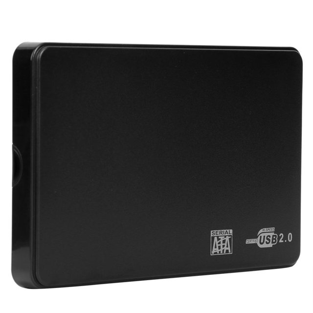 Caja de disco duro de 2,5 pulgadas Caja de SSD de disco duro externo sin herramientas SATA USB2.0 Hugtrwg Para estrenar