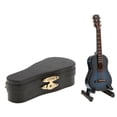 thumbnail image 2 of Instrumento Musical de Guitarra de Azul con Caja de Adornos para 1:12, 2 of 8