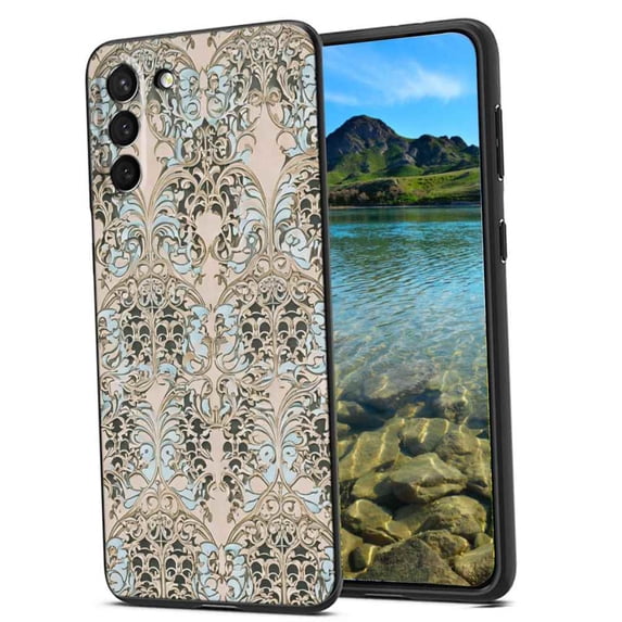 Art-Nouveau-2 Phone Case, Degined for Samsung Galaxy S21 FE Case Men Women, Flexible Silicone Shockproof Case for Samsung Galaxy S21 FE