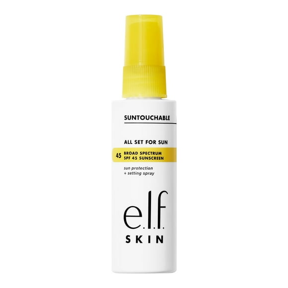 Spray fijador e.l.f. SKIN All Set For Sun SPF 45 118 ml