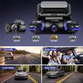 thumbnail image 4 of Cámara Dash 4Lens ABS 2K1080P Grabador Coche DVR Soporte Teléfono WIFI G-PS Track G-Sensor Speravity, 4 of 6