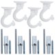 thumbnail image 3 of Ganchos de techo resistentes PENGJTMXG 4 juegos color blanco, 3 of 4