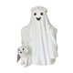 thumbnail image 3 of Estatua de perro fantasma paseando, decoración de mesa de Halloween, escultura artística, figura de perro fantasma, decoración de escritorio para Blanco, 3 of 8