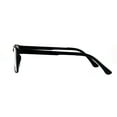thumbnail image 3 of Mens Super Light Weight Indestructible TR90 Plastic Optical Eyeglasses Frame Matte Black, 3 of 4