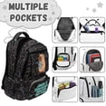 thumbnail image 6 of Jeiento Boys Girls Elementary School Backpack 17 Inch Large Capacity Capybara Math School Backpack, Lightweight Adjustable Strap Daypack for Travel Hiking Back to School Supplies, 6 of 7