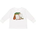 thumbnail image 3 of Inktastic Tiny Library Bookworm Boys or Girls Long Sleeve Toddler T-Shirt, 3 of 5