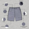thumbnail image 4 of Visive Quick Dry Boys Hybrid Shorts - Stretchy & Comfortable - Versatile Board Shorts and Walk Chino - Perfect for Swimming, Casual Wear, Beach, Vacation, 4 of 6