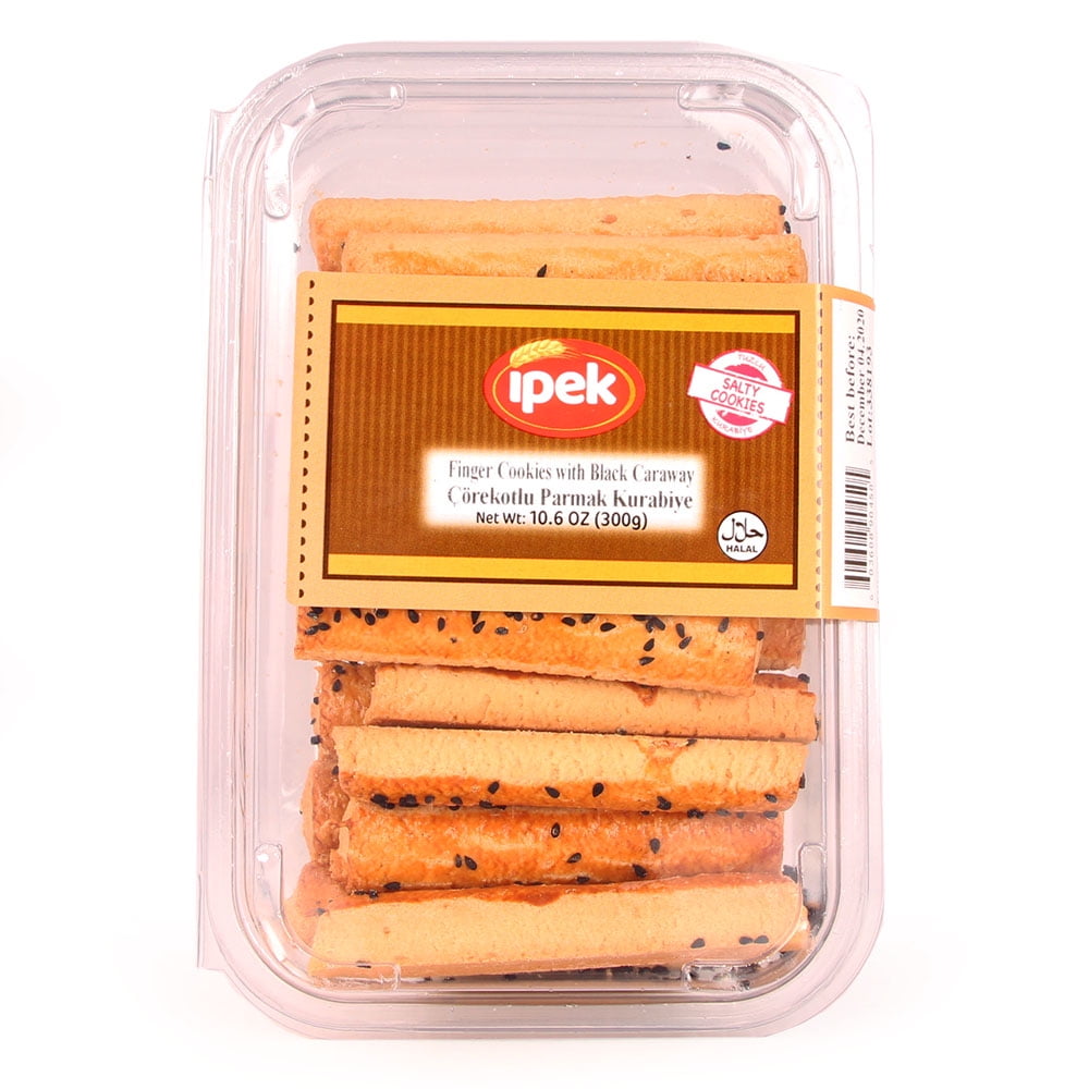 Ipek Finger Cookies With Black Caraway Seeds 10.6oz