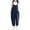 Dark Blue, variant on Herrnalise Womens Fashion Summer Solid Casual Camis Sleeveless Suspender Jumpsuit Dark Blue 2XL