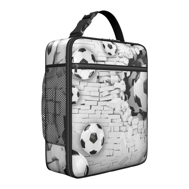 Team Sports Lunch Box Gift Set - Insulated Cooler Bag for Baseball, Football, Basketball, Volleyball Fans - Personalized Team Meal Tote Idea