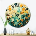 thumbnail image 3 of Designart "Nostalgic Remix II" Abstract Collages Oversized Wall Clock, 3 of 5