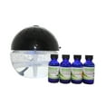 thumbnail image 1 of EcoGecko Earth Globe Glowing Water Air Washer and Revitalizer with 4 Pack 100% Natural Essential Oil, 1 of 4
