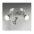 thumbnail image 1 of Chic Luminaire de Plafond Semi-Encastré 3 Lumières, Design Moderne avec Têtes de Rail Réglables pour Large Application (Chrome), 1 of 6