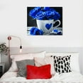 thumbnail image 5 of Fenyluxe Canvas Wall Art for Living Room Rose Pictures Wall Decor Flowers Pictures Prints Black and White Painting Modern Florals Framed and Stretched Artwork for Bedroom 20x16in, 5 of 6