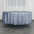 thumbnail image 2 of BalsaCircle 108" Sequin Round Tablecloth Dusty Blue, 2 of 8