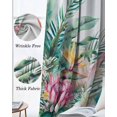 thumbnail image 3 of Pink Flamingo Kitchen Curtains Watercolor Summer Botanical Floral Cafe Short Curtains for Bathroom Blackout Window Curtain Grommet Small Window Treatment Tier Drapes for Bedroom Living Room 42"x45"x2, 3 of 9