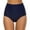 Dark Blue, variant on Swimsuit Bottoms for Women High Waisted Ruched Triangle Beach Briefs for Running and Athletic Swim Wear Bikini Bottoms for Women Black XXL