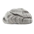 thumbnail image 4 of Mens Wigs Human Hair, Hair Systems for Men, Real Hair Units Poly Skin Hairpieces Scalloped Front #1B50, 4 of 17