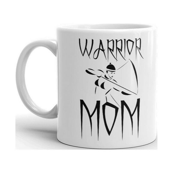 Warrior Mom Unique Novelty Coffee Tea Ceramic Cup Office Work Mug 11 Oz