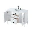 thumbnail image 6 of Elegant Kitchen and Bath 48 inch Single Bathroom Vanity in Chocolate Oak, 6 of 7